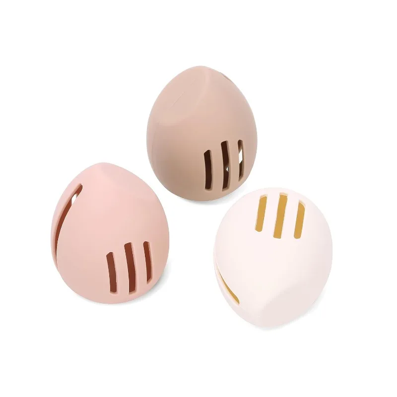 Beauty Makeup Egg - กระเป๋าเก็บแป้งพัฟระบายอากาศได้ดีทำจากซิลิโคนอุปกรณ์เครื่องมือความงามใหม่