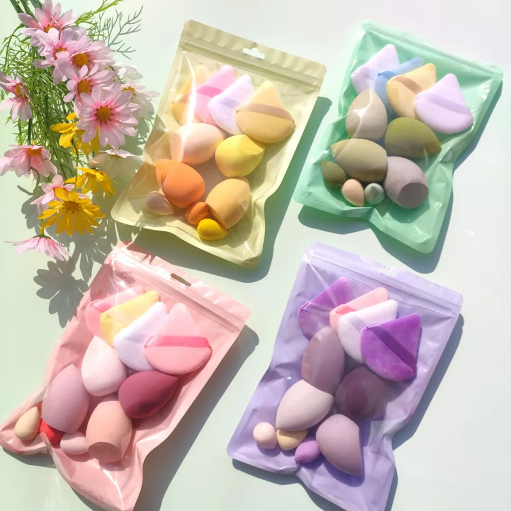 Beauty Makeup Egg - 11/12 ชิ้นเครื่องสําอางค์พัฟแต่งหน้าฟองน้ําเครื่องปั่นความงามไข่ Foundation ฟองน้ําแป้งพัฟผู้หญิง Make Up
