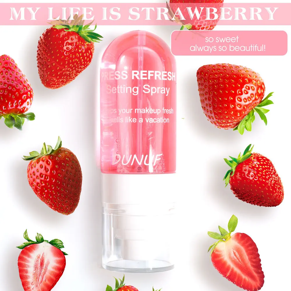 Setting Spray - DUNUF 1 ชิ้นสเปรย์แต่งหน้าเพิ่มความชุ่มชื้น - ป้องกันการหลอมละลาย ไม่มีน้ำมัน
