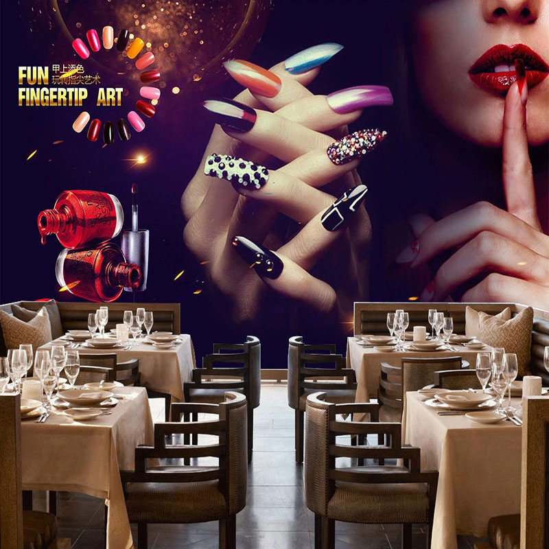 Custom ใดๆขนาดวอลล์เปเปอร์3D S - Beauty Makeup Wallpaper บทวิจารณ์และราคา