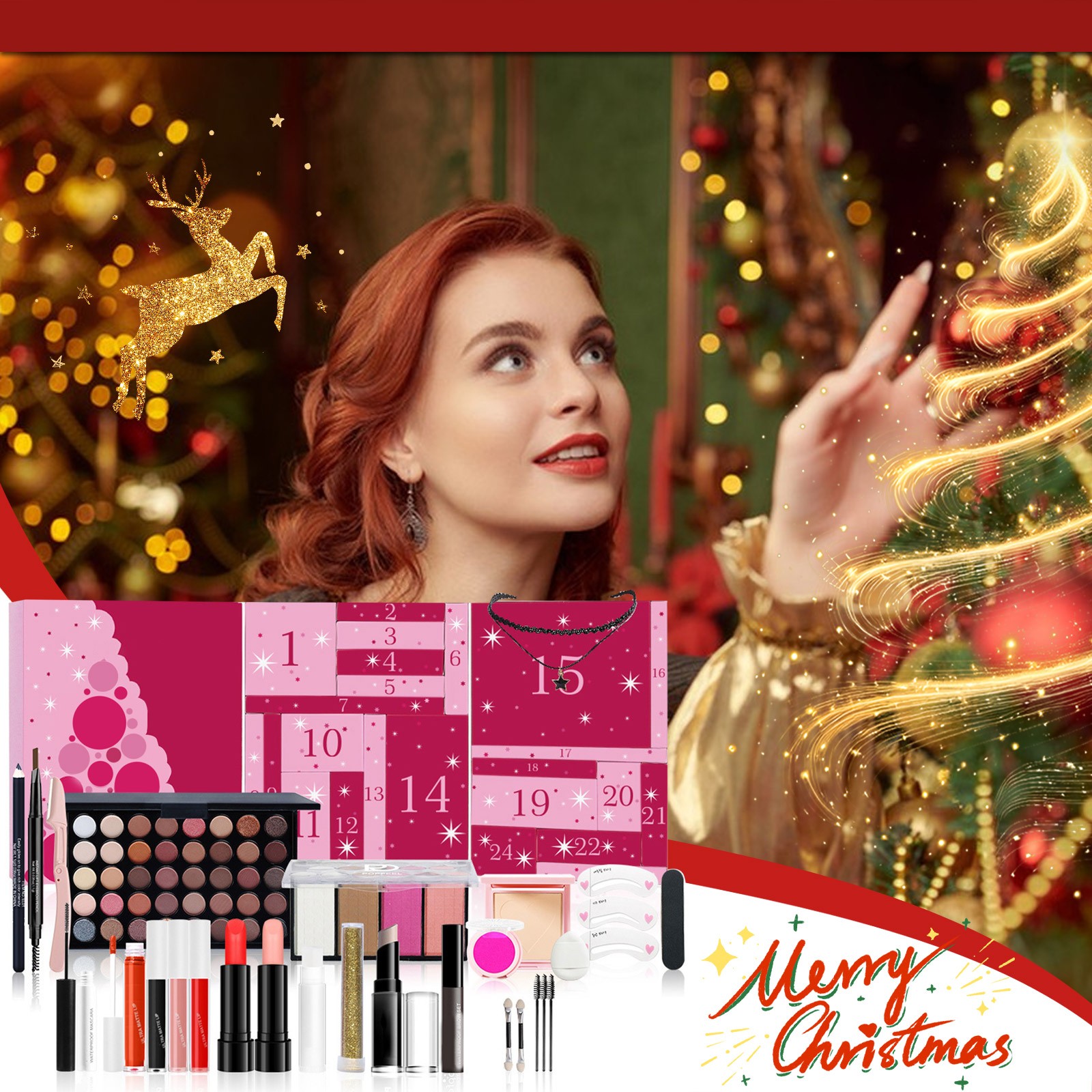 สาวแต่งหน้า Advent ปฏิทิน Surp - Beauty Makeup Advent Calendar บทวิจารณ์และราคา