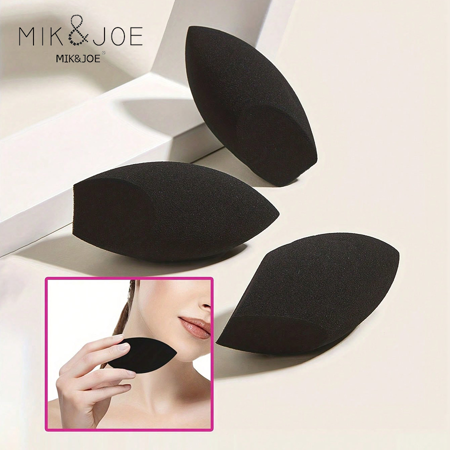 ชุดฟองน้ำแต่งหน้ารูปไข่สีดำ 8/ - Beauty Makeup Egg บทวิจารณ์และราคา