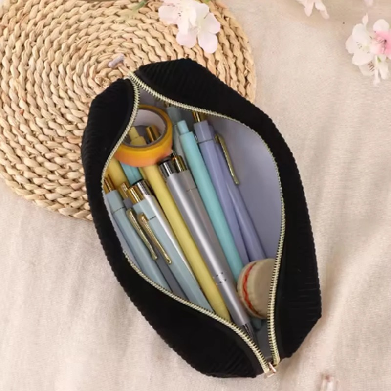 กระเป๋าเครื่องสำอางผ้าลูกฟูกพก - Beauty Makeup School บทวิจารณ์และราคา