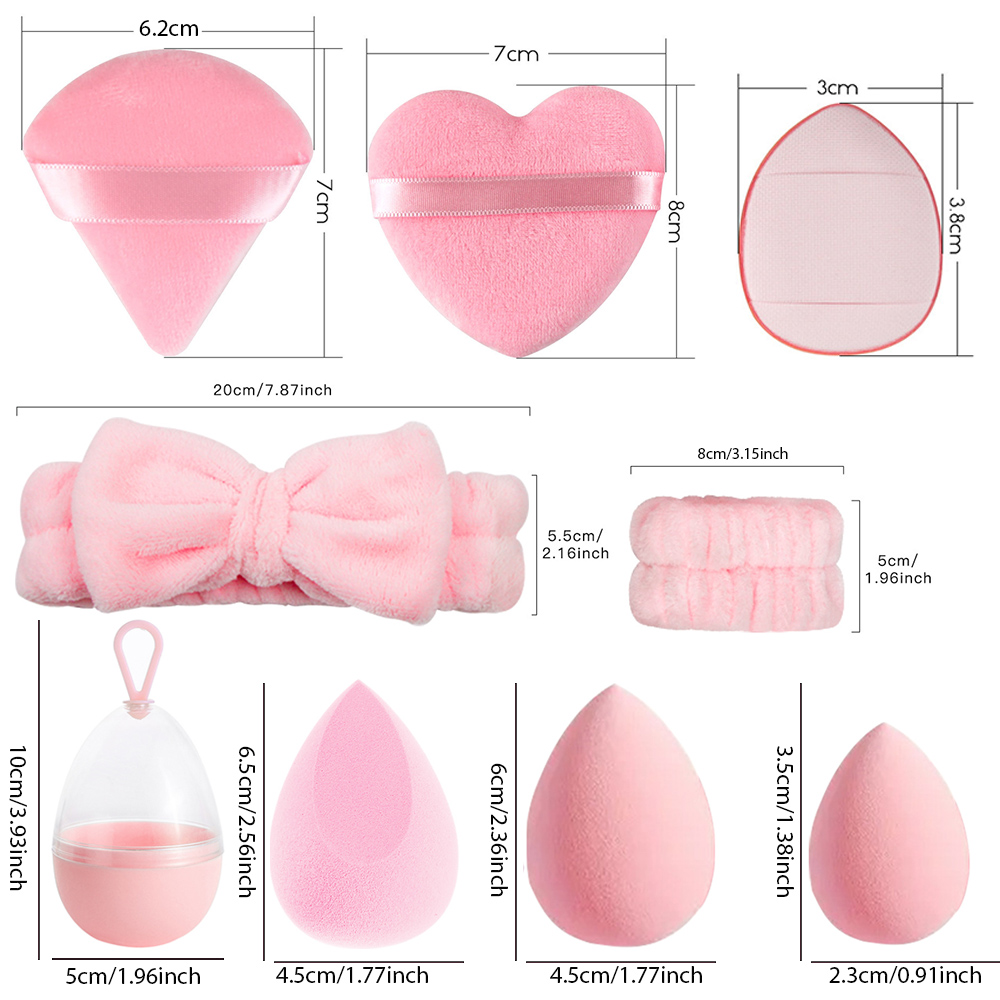 17 ชิ้นแต่งหน้าฟองน้ําเครื่องป - Beauty Makeup Egg บทวิจารณ์และราคา