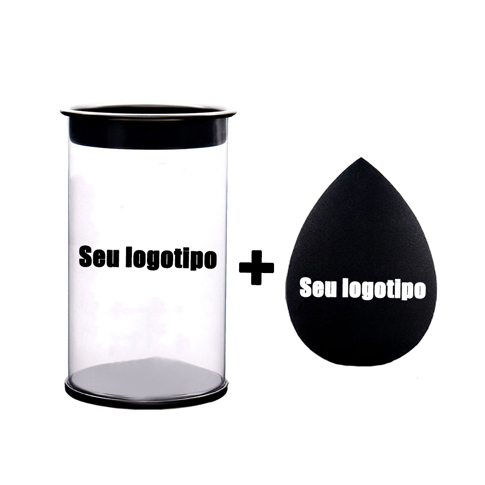 25 ชิ้นโลโก้ที่กําหนดเองสีดําก - Beauty Makeup Egg บทวิจารณ์และราคา