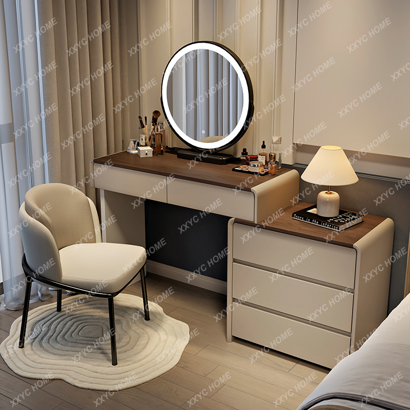 โต๊ะเครื่องแป้งไม้ HHAesthetic - Beauty Makeup Vanity Set บทวิจารณ์และราคา