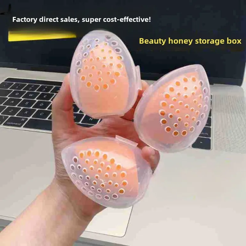 แบบพกพาแต่งหน้าฟองน้ํากล่องเก็ - Beauty Makeup Egg บทวิจารณ์และราคา