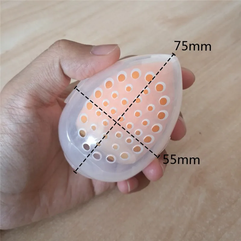 แบบพกพาแต่งหน้าฟองน้ํากล่องเก็ - Beauty Makeup Egg บทวิจารณ์และราคา