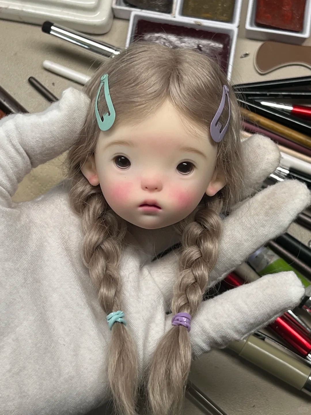 SDตุ๊กตาBJD 1/6 Landoudouหัวสา - Beauty Y Makeup บทวิจารณ์และราคา