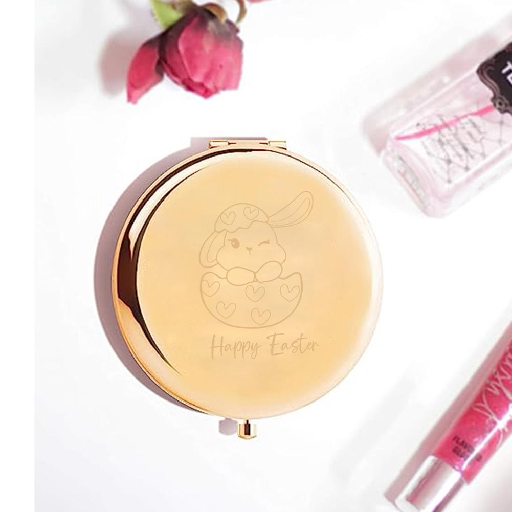 กระจกพกพาลายการ์ตูนกระต่ายน่าร - Beauty Of Makeup บทวิจารณ์และราคา