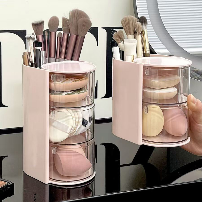 กล่องเก็บเครื่องสำอางแบบหมุนได - Beauty Makeup Egg บทวิจารณ์และราคา